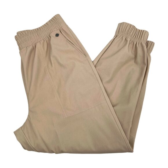 CALIA by Carrie Underwood Pants - CALIA by Carrie Underwood Tan Pleather Joggers | Perfect for Any Season